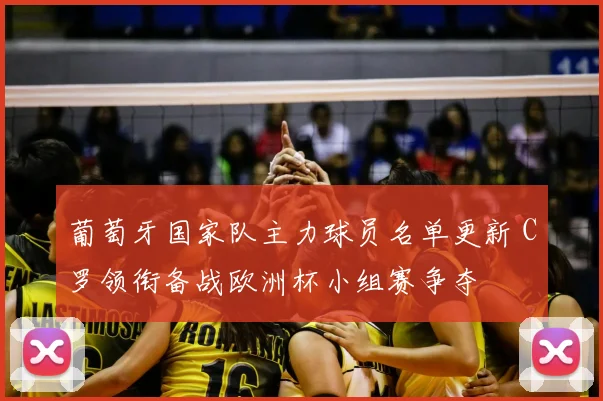 葡萄牙国家队主力球员名单更新 C罗领衔备战欧洲杯小组赛争夺
